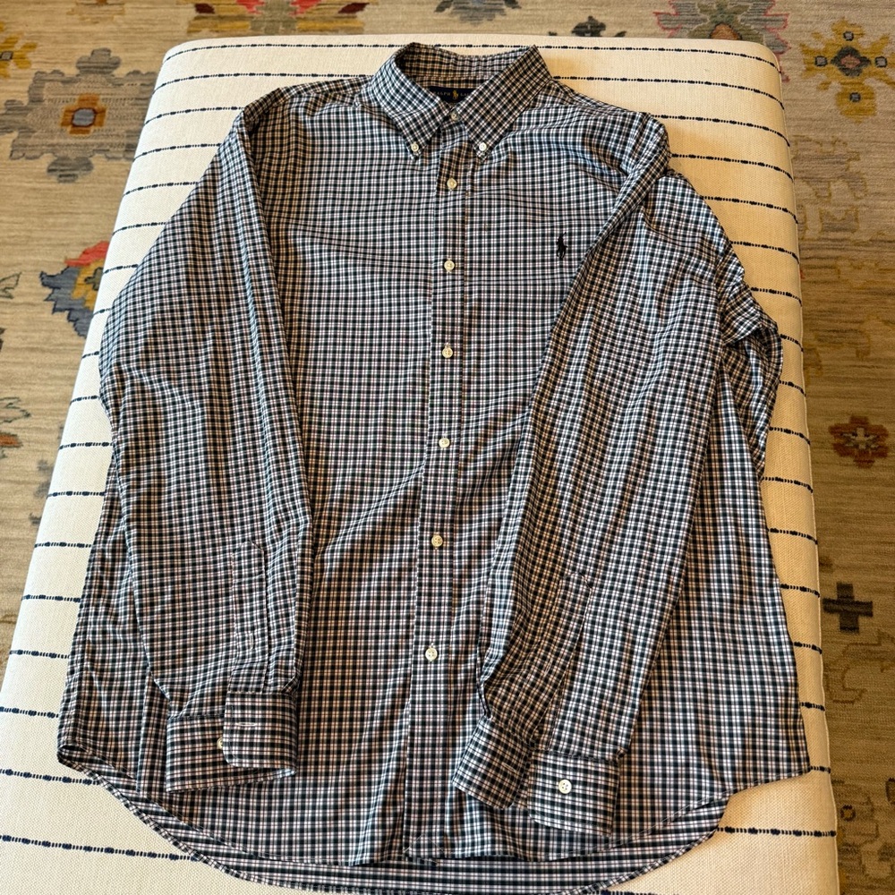 Ralph Lauren Plaid Button Down Shirt